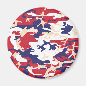 4 juli, Onafhankelijkheidsdag, Camouflage Beige Magneet (Voorkant)