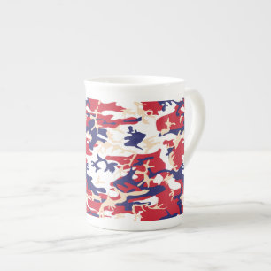 4 juli, Onafhankelijkheidsdag, Camouflage Beige Porselein Kop