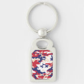 4 juli, Onafhankelijkheidsdag, Camouflage Beige Sleutelhanger (Voorkant)