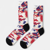4 juli, Onafhankelijkheidsdag, Camouflage Beige Sokken (Links)