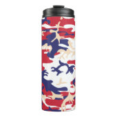 4 juli, Onafhankelijkheidsdag, Camouflage Beige Thermosbeker (Voorkant)