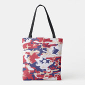 4 juli, Onafhankelijkheidsdag, Camouflage Beige Tote Bag (Achterkant)