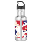 4 juli, Onafhankelijkheidsdag, Camouflage Beige Waterfles (Achterkant)