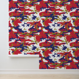4 juli, Onafhankelijkheidsdag, Camouflage Goud Behang