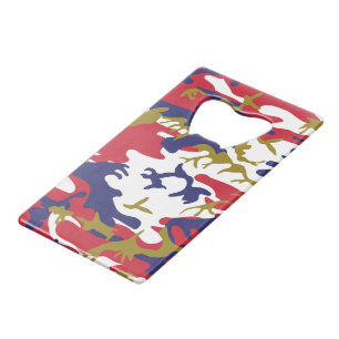 4 juli, Onafhankelijkheidsdag, Camouflage Goud Creditkaart Flessenopener