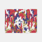 4 juli, Onafhankelijkheidsdag, Camouflage Goud Fleece Deken (Voorkant (Horizontaal))
