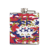 4 juli, Onafhankelijkheidsdag, Camouflage Goud Heupfles (Achterkant)