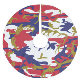 4 juli, Onafhankelijkheidsdag, Camouflage Goud Kerstboom Rok