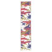 4 juli, Onafhankelijkheidsdag, Camouflage Goud Korte Tafelloper (Voorkant)