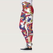 4 juli, Onafhankelijkheidsdag, Camouflage Goud Leggings (Links)