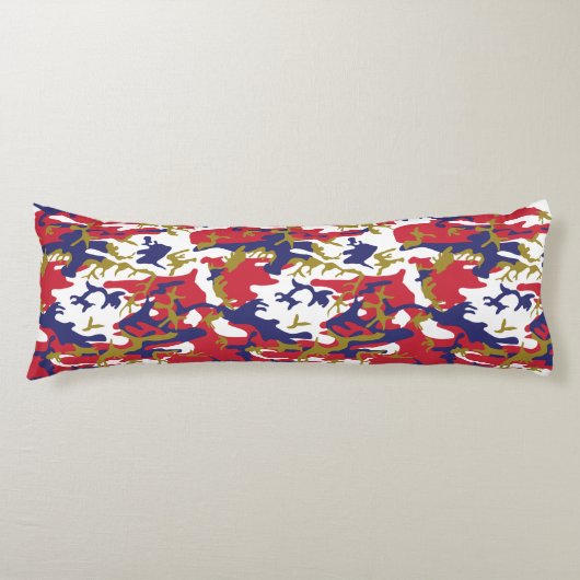 4 juli, Onafhankelijkheidsdag, Camouflage Goud Lichaamskussen (Voorkant)