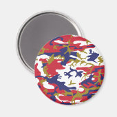4 juli, Onafhankelijkheidsdag, Camouflage Goud Magneet (Voorkant / Achterkant)