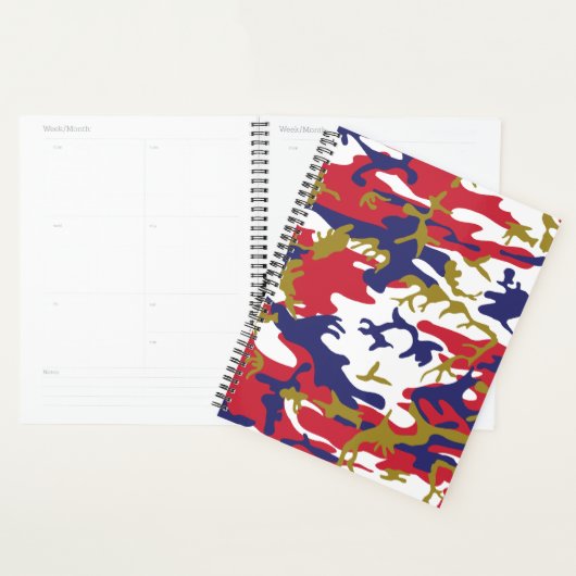 4 juli, Onafhankelijkheidsdag, Camouflage Goud Planner (Display)