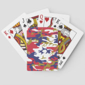 4 juli, Onafhankelijkheidsdag, Camouflage Goud Pokerkaarten (Achterkant)