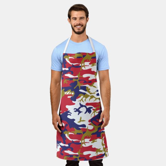 4 juli, Onafhankelijkheidsdag, Camouflage Goud Schort (Gedragen)