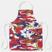 4 juli, Onafhankelijkheidsdag, Camouflage Goud Schort (Voorkant)