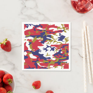 4 juli, Onafhankelijkheidsdag, Camouflage Goud Servet