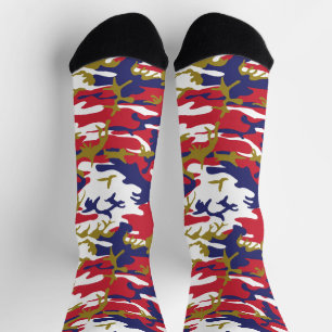 4 juli, Onafhankelijkheidsdag, Camouflage Goud Sokken