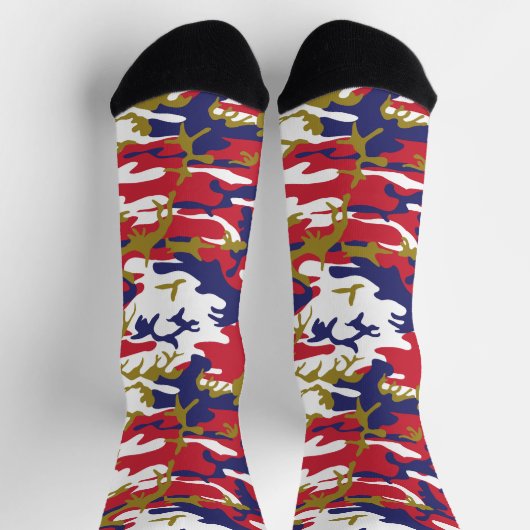 4 juli, Onafhankelijkheidsdag, Camouflage Goud Sokken (Top)