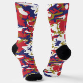4 juli, Onafhankelijkheidsdag, Camouflage Goud Sokken (Gebogen)