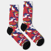 4 juli, Onafhankelijkheidsdag, Camouflage Goud Sokken (Rechts)