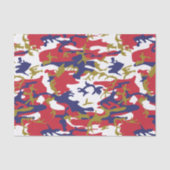 4 juli, Onafhankelijkheidsdag, Camouflage Goud Tissuepapier (Voorkant)