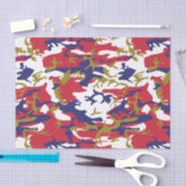 4 juli, Onafhankelijkheidsdag, Camouflage Goud Tissuepapier (Craft)