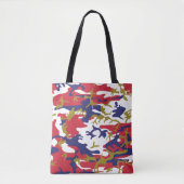 4 juli, Onafhankelijkheidsdag, Camouflage Goud Tote Bag (Voorkant)