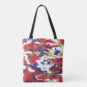 4 juli, Onafhankelijkheidsdag, Camouflage Goud Tote Bag (Achterkant)