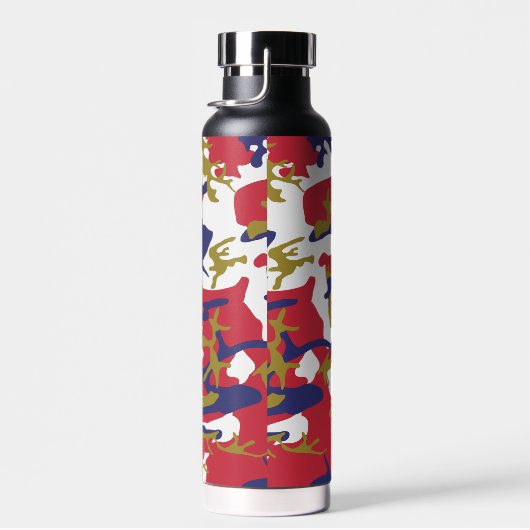 4 juli, Onafhankelijkheidsdag, Camouflage Goud Waterfles (Rechts)