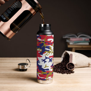 4 juli, Onafhankelijkheidsdag, Camouflage Goud Waterfles