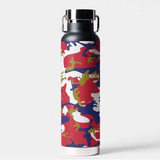 4 juli, Onafhankelijkheidsdag, Camouflage Goud Waterfles (Voorkant)