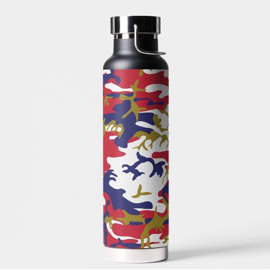 4 juli, Onafhankelijkheidsdag, Camouflage Goud Waterfles (Links)