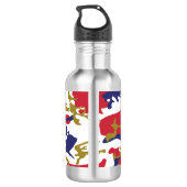 4 juli, Onafhankelijkheidsdag, Camouflage Goud Waterfles (Achterkant)