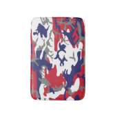4 juli, Onafhankelijkheidsdag, Camouflage Grijs Badmat (Voorkant Verticaal)