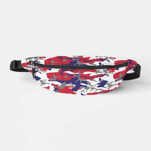 4 juli, Onafhankelijkheidsdag, Camouflage Grijs Heuptasje (Voorkant)