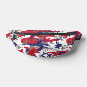 4 juli, Onafhankelijkheidsdag, Camouflage Grijs Heuptasje (Liggend)