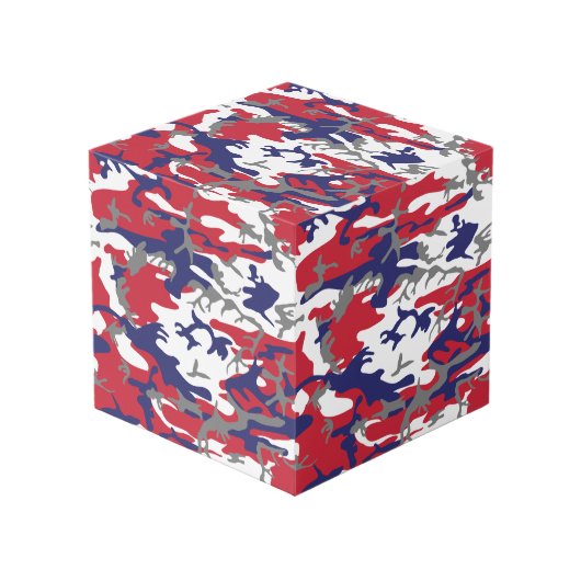 4 juli, Onafhankelijkheidsdag, Camouflage Grijs Kubus (Voorkant hoekig)