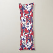 4 juli, Onafhankelijkheidsdag, Camouflage Grijs Lichaamskussen (Achterkant (Verticaal))