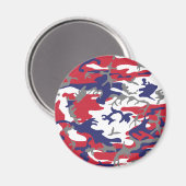 4 juli, Onafhankelijkheidsdag, Camouflage Grijs Magneet (Voorkant / Achterkant)