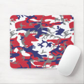 4 juli, Onafhankelijkheidsdag, Camouflage Grijs Muismat (Met muis)