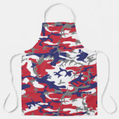 4 juli, Onafhankelijkheidsdag, Camouflage Grijs Schort (Voorkant)