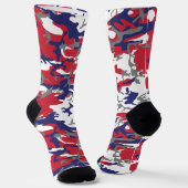 4 juli, Onafhankelijkheidsdag, Camouflage Grijs Sokken (Gebogen)