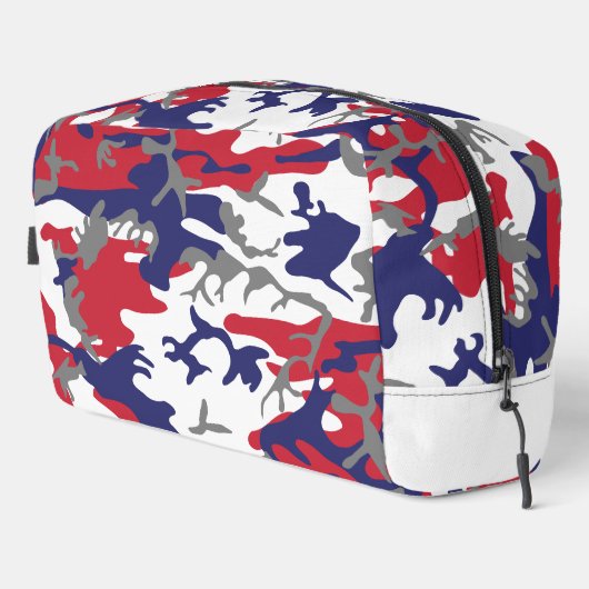 4 juli, Onafhankelijkheidsdag, Camouflage Grijs Toilettasje (Rechterhoek)