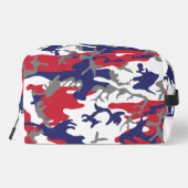 4 juli, Onafhankelijkheidsdag, Camouflage Grijs Toilettasje (Achterkant)