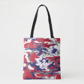 4 juli, Onafhankelijkheidsdag, Camouflage Grijs Tote Bag (Voorkant)