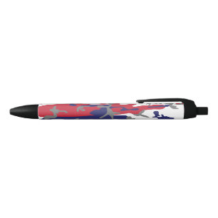 4 juli, Onafhankelijkheidsdag, Camouflage Grijs Zwarte Inkt Pen