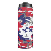 4 juli, Onafhankelijkheidsdag, Camouflagegrijs Thermosbeker (Voorkant)