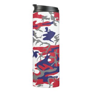 4 juli, Onafhankelijkheidsdag, Camouflagegrijs Thermosbeker