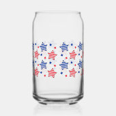 4 juli Onafhankelijkheidsdag Can Glass Wrap Blikvorm Glas (Links)